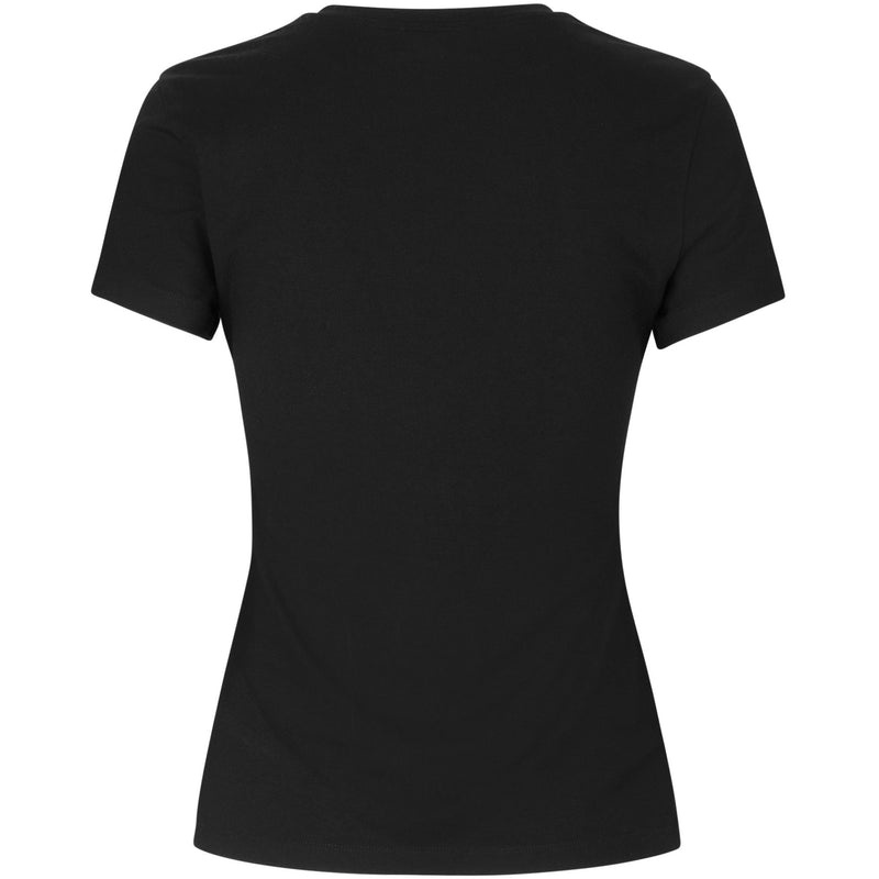 v-neck black t-shirt from sustainable fabric